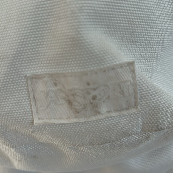 Jansport White on White Undyed Recycled Superbreak Backpack - Picture 4 of 13